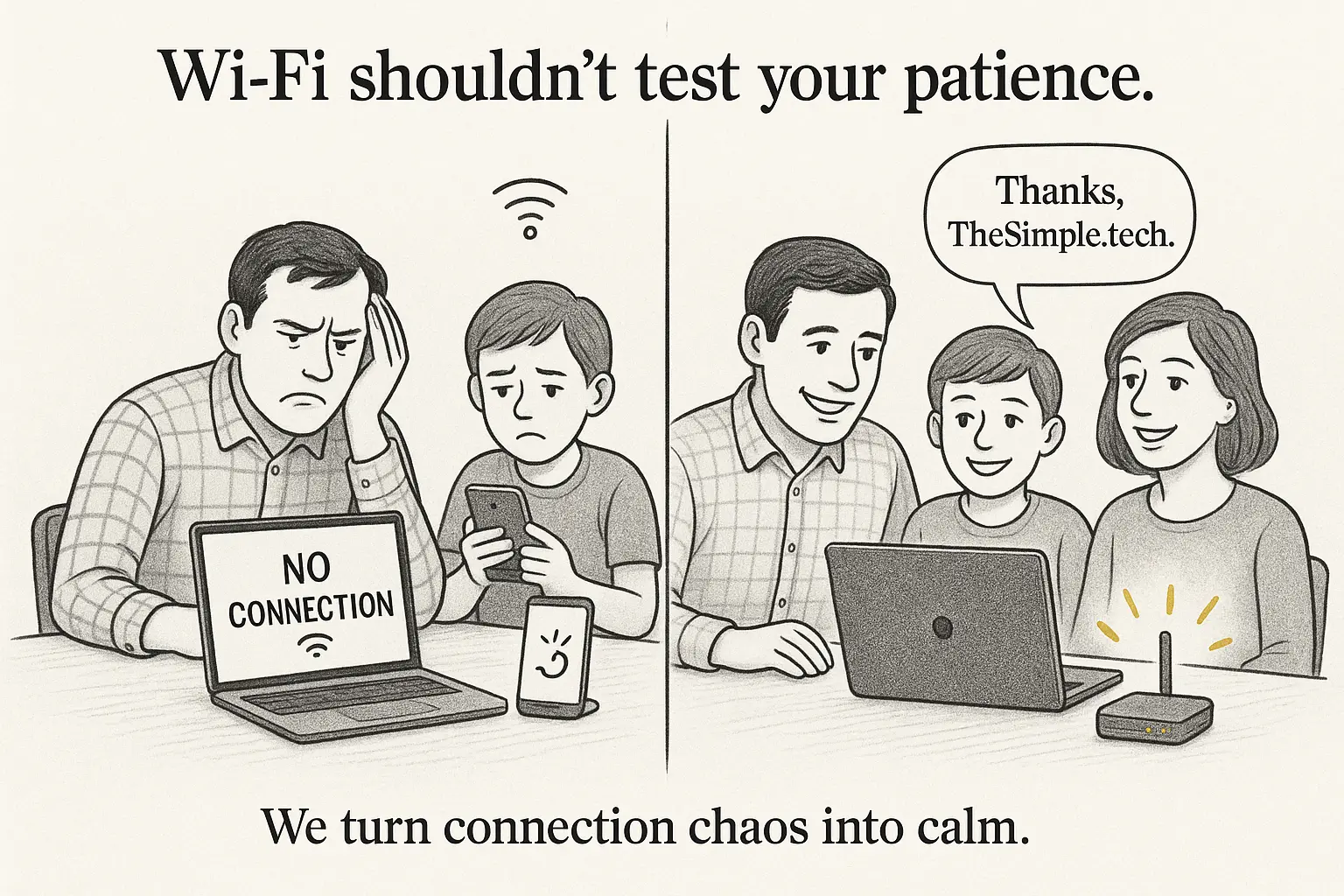 Reliable Wi-Fi and connectivity without the frustration.