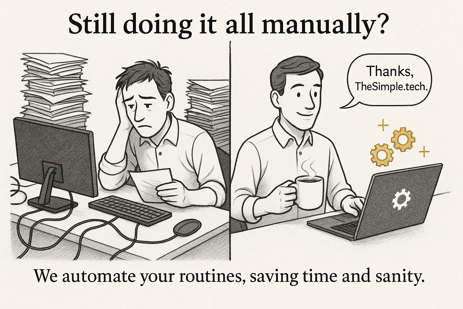 Simple automation that saves time and repetitive work.